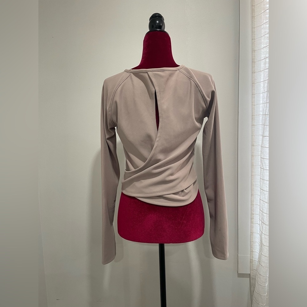 Chic Taupe Long Sleeve Top - Picture 3 of 9